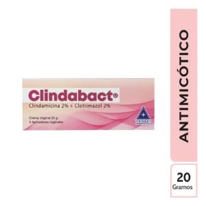 clindabact crema vaginal clindamicina 2% + clotrimazol 2% 20 g