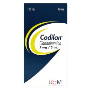 codilan jarabe clorfeniramina 2 mg / 5 ml 120 ml